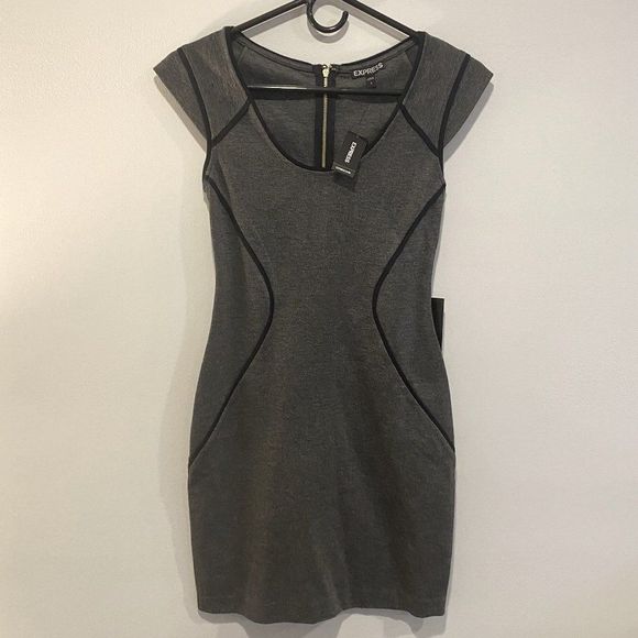 Express Dresses & Skirts - Express Gray Stretchy, Flattering Mini